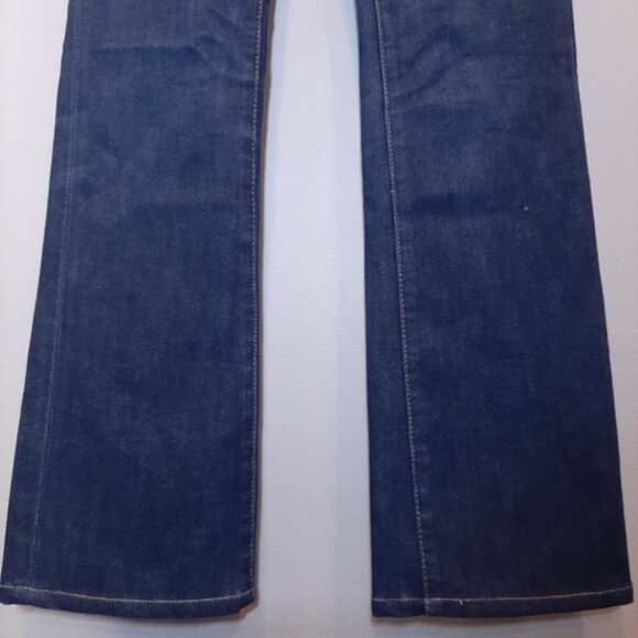 AG Adriano Goldschmied The Angel Bootcut Jeans Low Rise Dark Indigo Denim - Picture 5 of 13